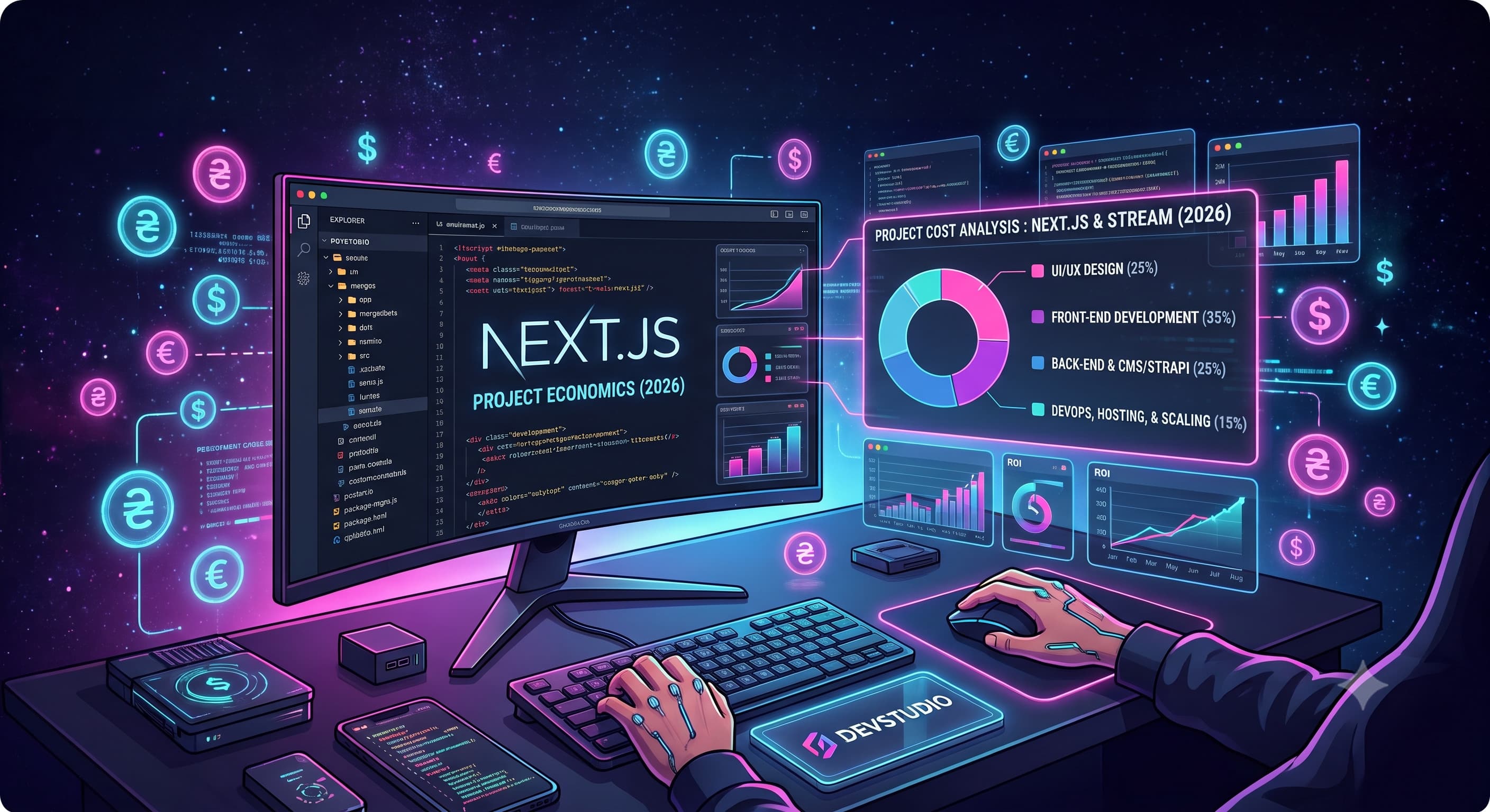 Скільки коштує розробка сайту на Next.js у 2026 році?